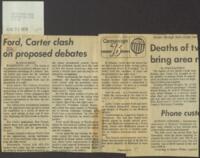 "Ford, Carter Clash on Proposed Debates", August 31, 1976