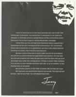 "Jimmy Carter Democratic National Convention" Booklet, 1976