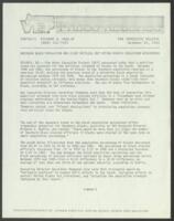 VEP Press Release, October 19, 1982