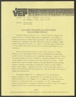 VEP Press Release, May 28, 1985