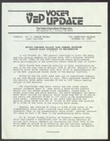 VEP Press Release, October 30, 1987