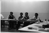 Man Sits at a VEP Meeting, circa 1975