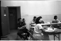 Woman Sits at a VEP Meeting, circa 1975