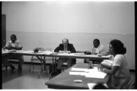 Man Writes Notes at a VEP Meeting, circa 1975