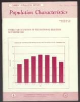 "Voter Participation in the National Election November 1964", October 25, 1965