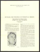 "Hunger: The Politics of Personal Misery", February 16, 1969