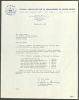 Correspondence between DeQuincey Newman and Vernon Jordan, 1966
