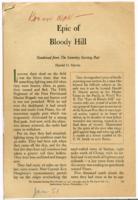 "Epic of Bloody Hill", January, 1951