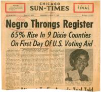 "Negro Throngs Register", August 11, 1965
