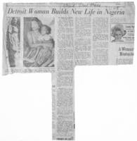 "Detroit Woman Builds New Life in Nigeria", September 11, 1963