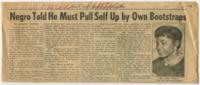 "Negro Told He Must Pull Self up by Own Bootstraps", June 15, 1964