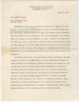 Press Release from National Council of Negro Women, April 27, 1956