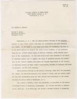 Press Release From the National Council of Negro Women, circa 1960
