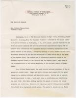 Press Release on National Council of Negro Women, circa 1960
