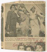 Press Image of California Officers of the National Convention of Colored Women, July 3, 1956