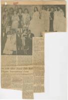 "NCNW Silver Anniversary Debs Ball Elegant, International Event" Article, 1960