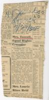 "Mrs. Terrell, Civil Rights Crusader", July 29, 1954