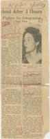 "Fighter for Integration, Daisy Bates" Article, September 24, 1957