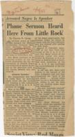 Articles on Daisy Bates' Phone Sermon, November 4, 1957