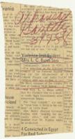 "Violence Still Evident, Mrs. L. C. Bates Says" Article, March 17, 1958