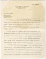 Press Release From National Council of Negro Women, October 14, 1955
