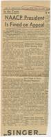 "N.A.A.C.P. President is Fined on Appeal" Article, February 12, 1958