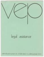 VEP Legal Assistance Deparment, circa 1973