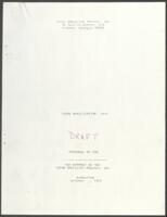 Voter Mobilization Draft Proposal, 1974