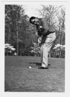 Joseph E. Lowery Playing Golf, circa 1985