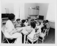 A Group of Children With Their Teacher at Sunday School, 1980