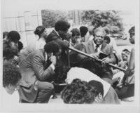 Reverend John Sharp Leads a Prayer for the Families of Atlanta's Missing and Murdered Children, circa 1980