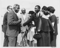 Jackie Robinson and Reverend Wyatt Tee Walker With Others, circa 1962
