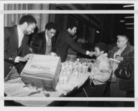 Joseph E. Lowery With Others Serving Refreshments to Senior Citizens, 1980