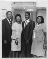 Ralph D. Abernathy, Juanita Abernathy, Fred Shuttlesworth, and an Unidentified Woman, circa 1965