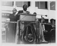 Ralph D. Abernathy Speaking at a Poor People's Campaign Event, 1968