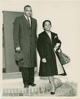 Reverend Curtis Harris With His Wife, 1963