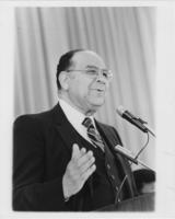 Alabama State University President Dr. Levi Watkins Addressing the SCLC Board of Directors, April 1981