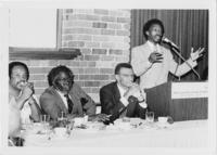 E. Randel T. Osburn Speaking at an Event, circa 1980
