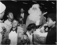 Maynard Jackson Dressed Up As Santa Claus at a SCLC/W.O.M.E.N. Event, 1980