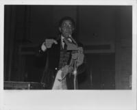 Joseph E. Lowery at the Annual Senior Citizen Christmas Party, circa 1981