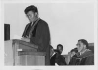 Reverend Renita Thomas Conducts Service at Cascade United Methodist Church, 1986