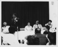 Joseph E. Lowery Addressing Panelists and Audience, circa 1979