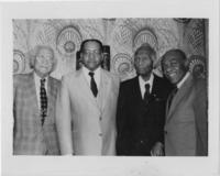 Matthew Moore, Earl B. Dickerson, Dr. Benjamin E. Mays, and Reverend Elmer L. Fowler, 1982