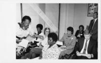 Vice President Dan Quayle With Others During His Tour of the SCLC/W.O.M.E.N. Learning Center, August 1989