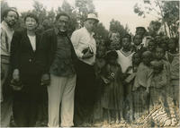 Joseph and Evelyn Lowery With Others in Ethiopia, April 1985