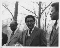 Joseph E. Lowery With Others at a Groundbreaking Ceremony for the Wesley Plaza Housing Development, 1981