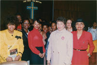 Evelyn G. Lowery With A Group of Women at a SCLC Board Meeting, April 1990