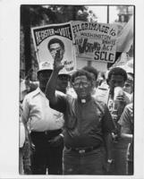Joseph E. Lowery Leading Demonstrators in the Pilgrimage to Washington March, 1982