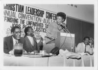 Delores Pickett Speaking at the 28th Annual SCLC Convention, August 1985