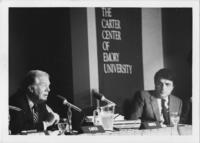 President Jimmy Carter Speaking at Emory University, November 1986